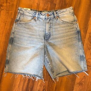 Wrangler Light Blue Denim Shorts
